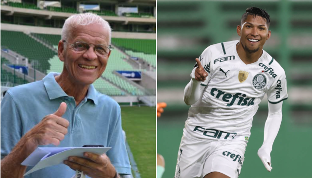 Libertadores: Ademir da Guia parabeniza Rony por alcançá-lo em número de gols pelo Palmeiras