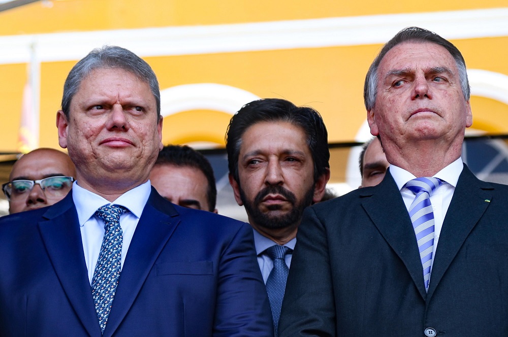 Bolsonaro, Tarcísio e Ricardo Nunes se reunirão na semana que vem em almoço de empresários 