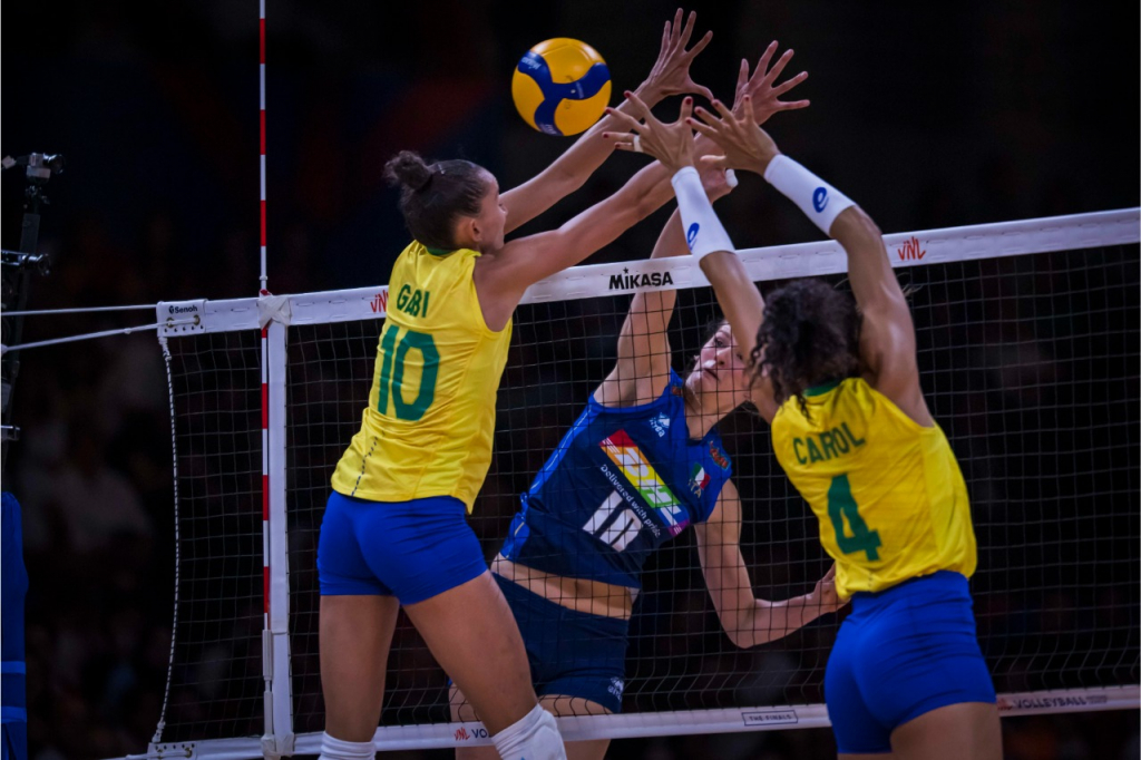 Brasil é derrotado pela Itália e fica com o vice na Liga das Nações de Vôlei Feminina 