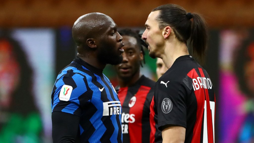 Ibra e Lukaku são acusados de conduta antidesportiva após confusão na Copa da Itália