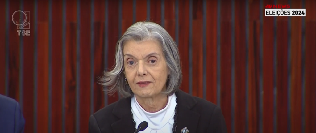 ‘Brasil vai dormir sabendo quem foi eleito’, diz Cármen Lúcia, presidente do TSE 