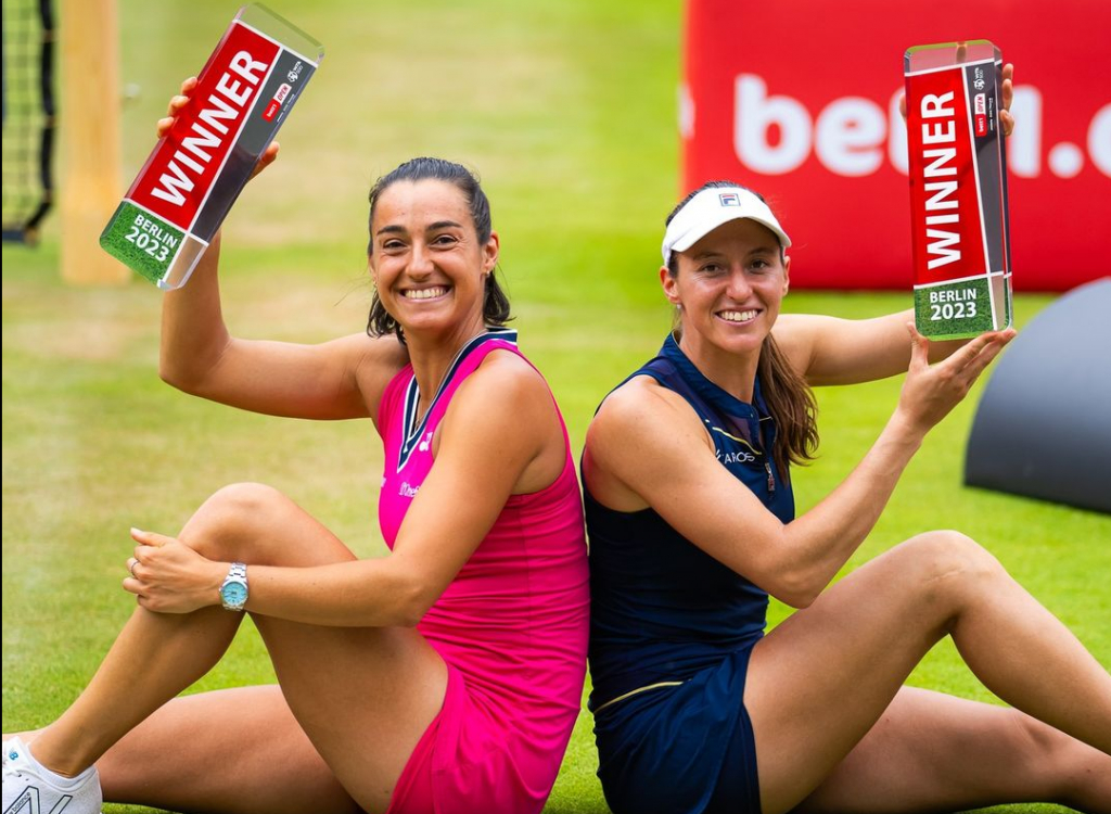 Luisa Stefani e Caroline Garcia buscam virada e conquistam o WTA 500 de Berlim