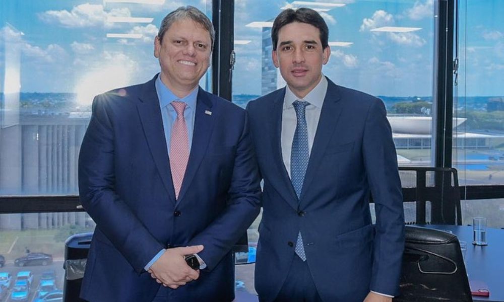 Após reunião com Tarcísio, ministro de Portos e Aeroportos anuncia investimento de R$ 40 milhões no Porto de Santos
