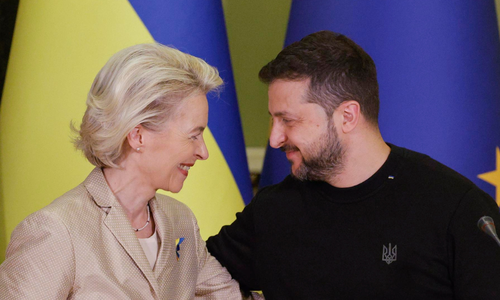 Ursula von der Leyen se reúne com Zelensky em Kiev para reforçar apoio à Ucrânia