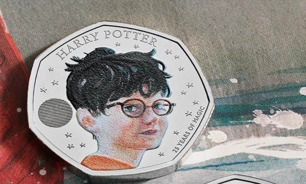 Reino Unido lança moedas mágicas com estampa do Harry Potter