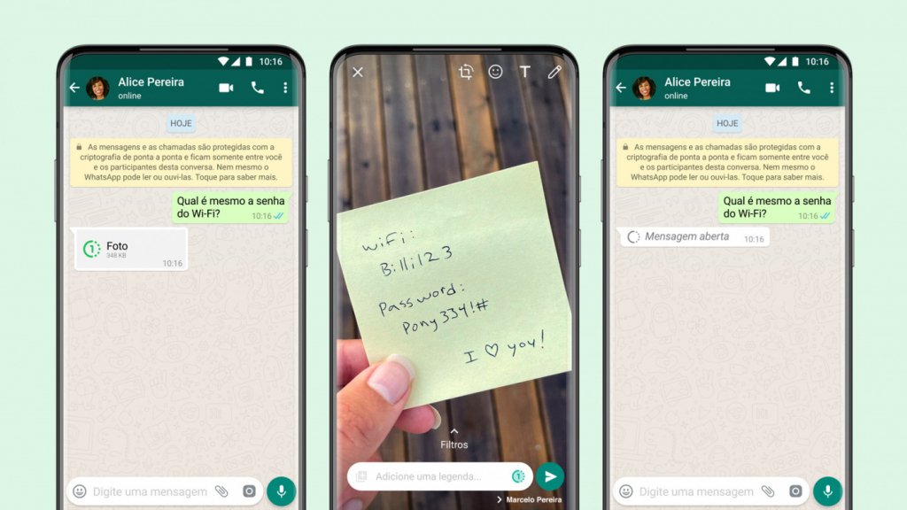 WhatsApp lança recurso que permite envio de imagens e vídeos de visualização única; saiba como usar