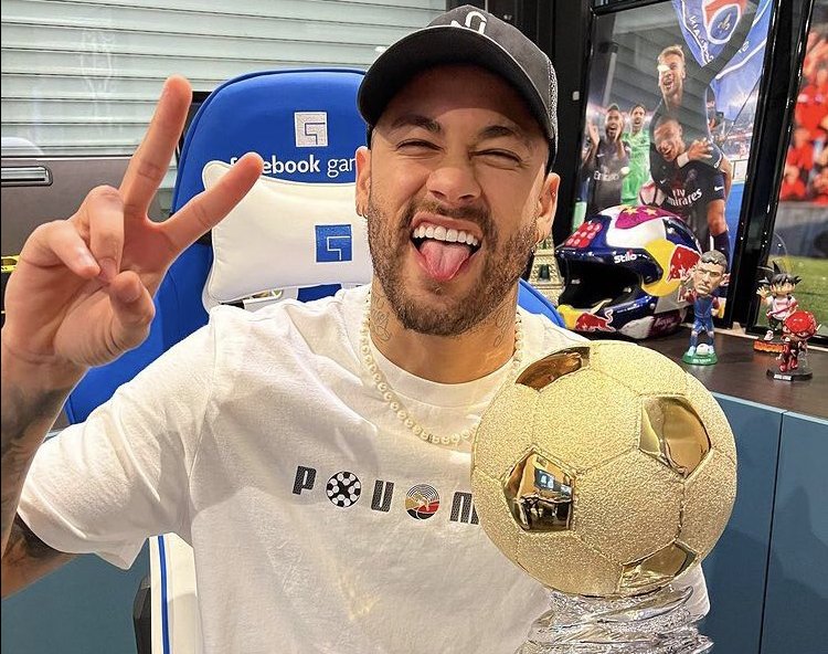 ‘Samba Gold’: Neymar é eleito pela quinta vez o melhor jogador brasileiro na Europa