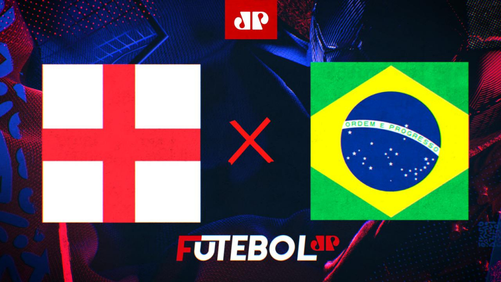 Inglaterra e Brasil se enfrentam em amistoso a partir das 16h, deste sábado