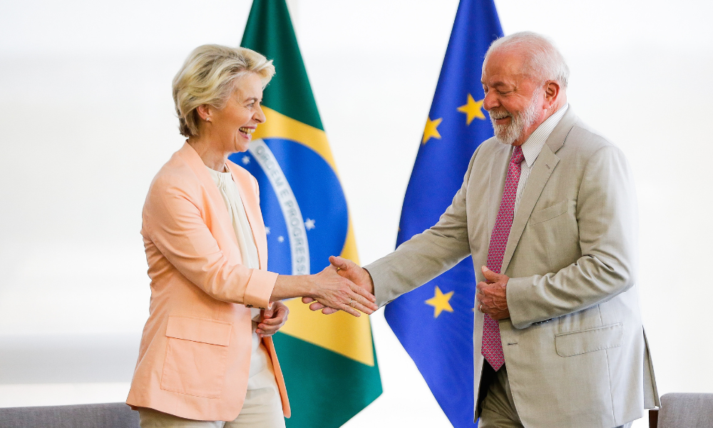 UE promete R$ 104 milhões ao Fundo Amazônia e fala em terminar acordo com Mercosul até o final do ano