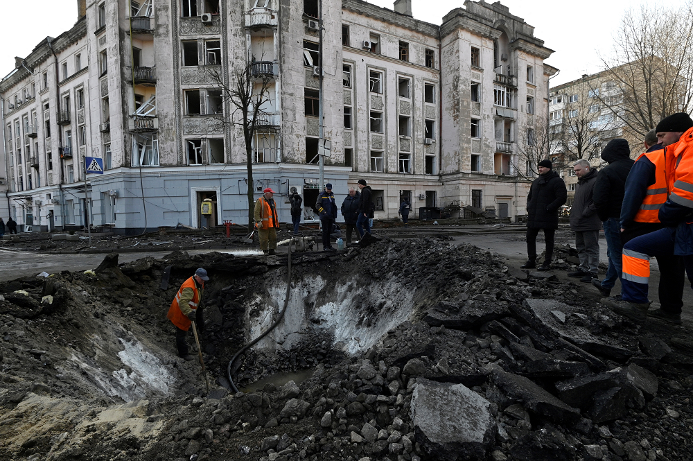 Zelensky pede à UE mais artilharia após interceptação de mísseis russos contra Kiev