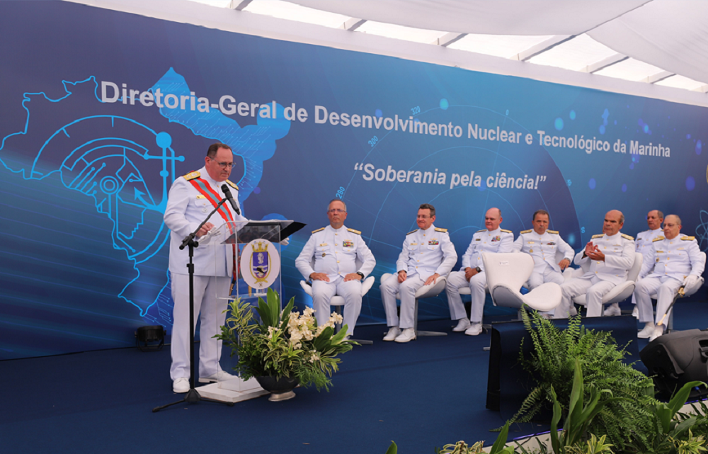 Marinha anuncia novo diretor-geral de Desenvolvimento Nuclear e Tecnológico