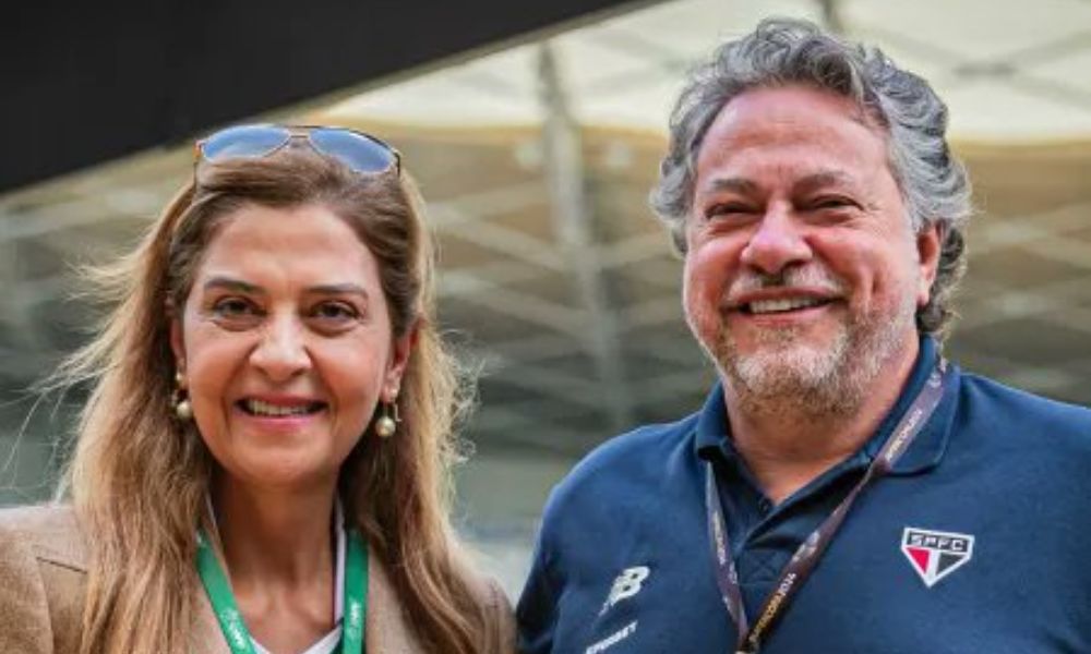 Leila Pereira e Júlio Casares se reúnem para discutir crise entre Palmeiras e São Paulo