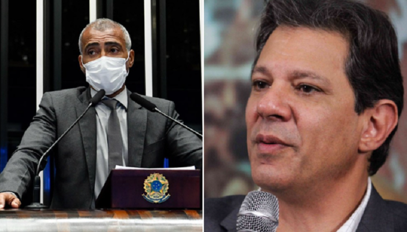 Romário rebate Haddad e volta a defender Bolsonaro: ‘O país estava assolado pela corrupção’