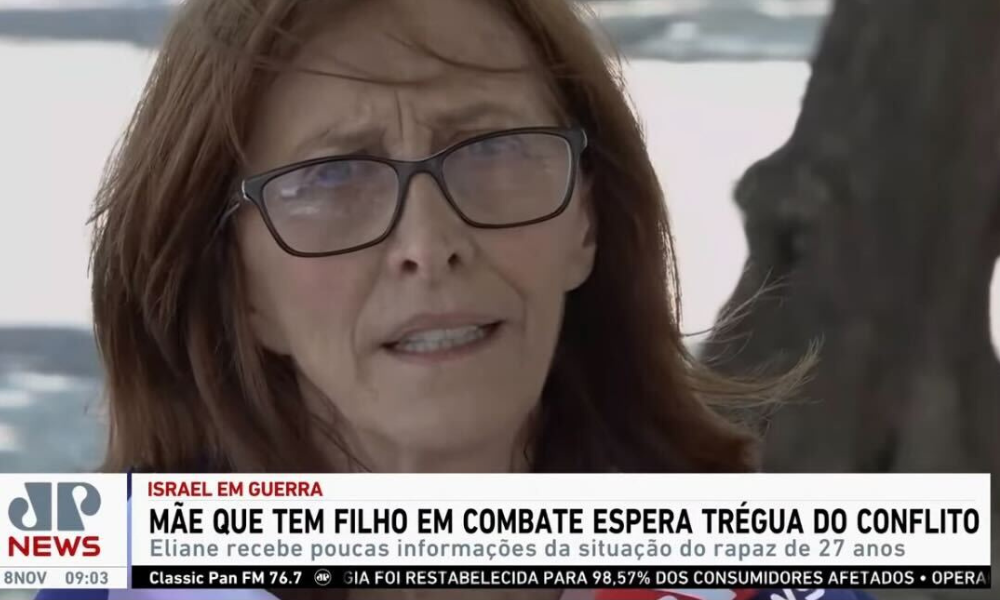 Mãe brasileira de soldado israelense relata drama vivido com filho na guerra: ‘Não sei onde está nem o que faz’