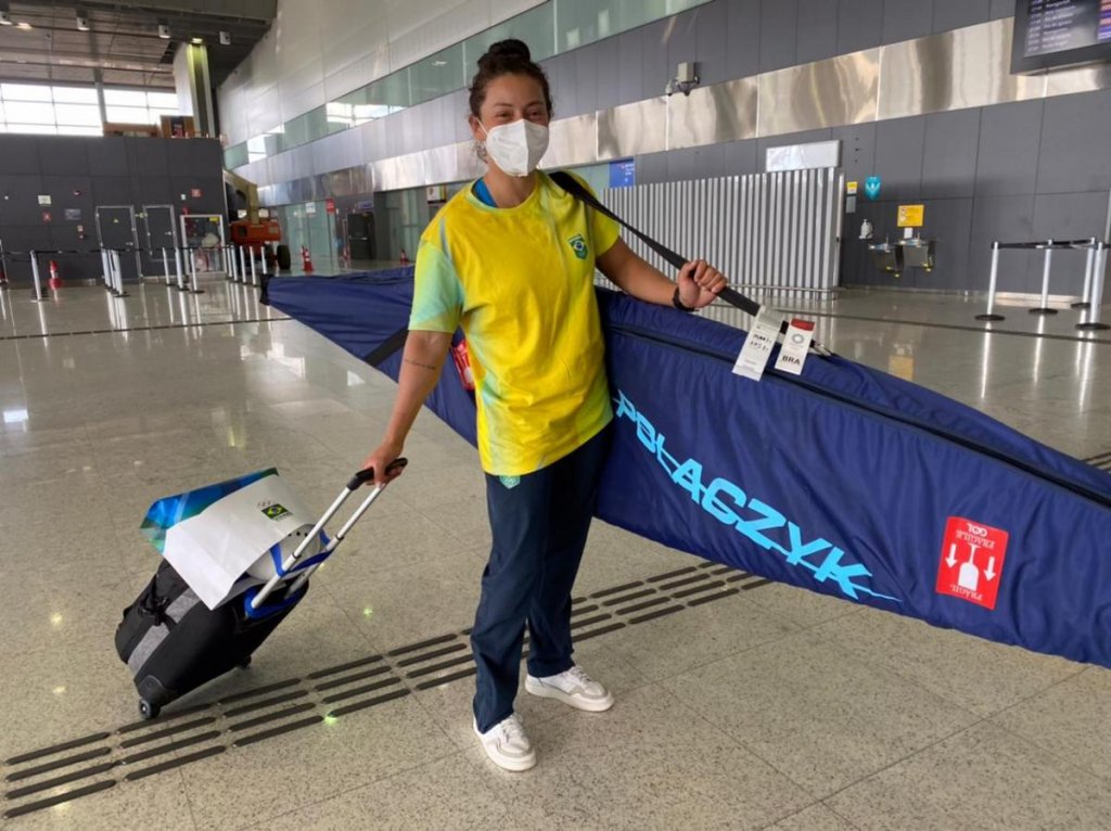 Canoísta é a primeira atleta brasileira a embarcar para as Olimpíadas de Tóquio