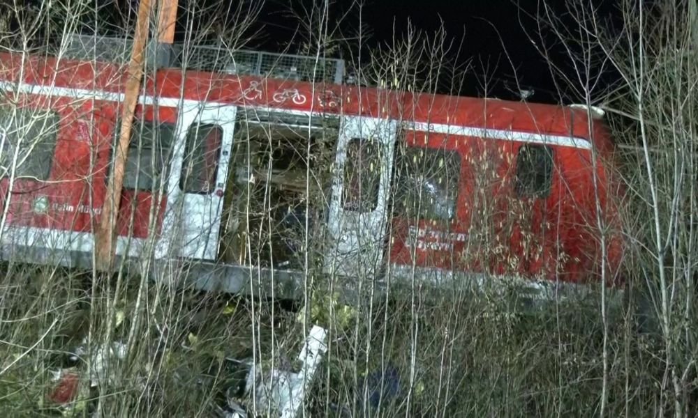 Acidente de trem na Alemanha deixa um morto e vários feridos