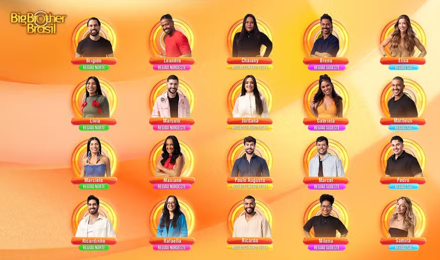 Conheça os participantes das cinco Casas de Vidro do BBB 26