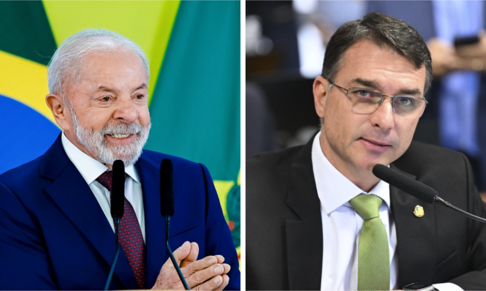 Gerp: Lula e Flávio Bolsonaro empatam tecnicamente no 1º e no 2º turno