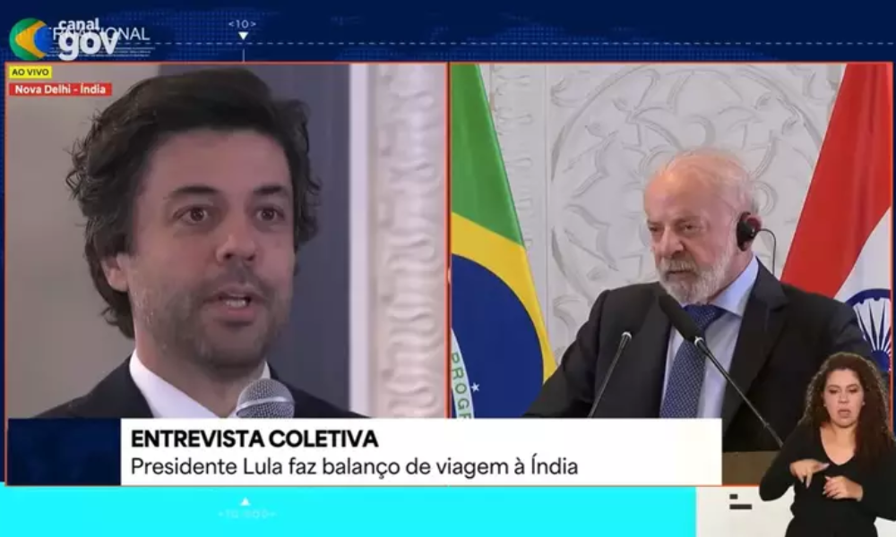 ‘Você não ouviu isso’: Lula rebate pergunta de repórter da Globo na Índia; veja