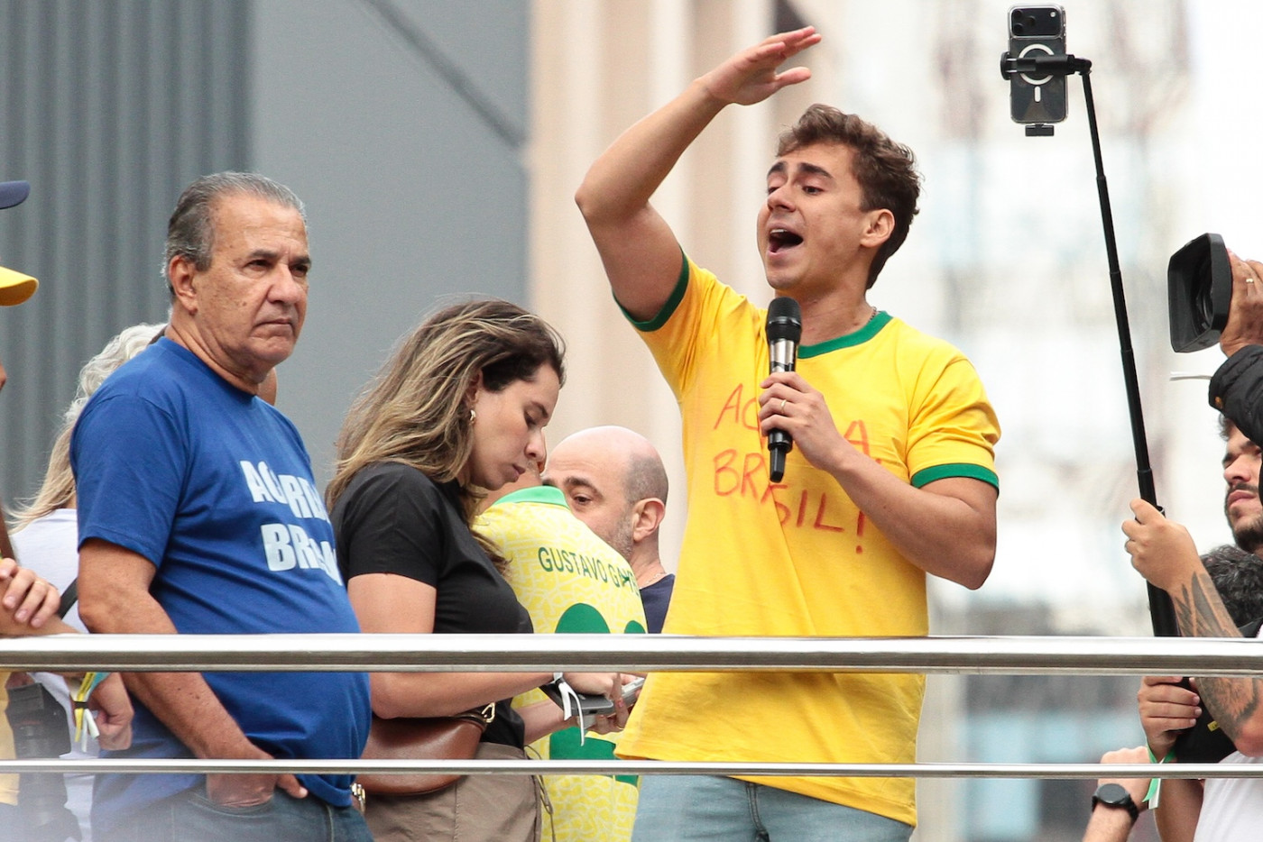 Na Paulista, Nikolas diz que ‘destino final’ de Lula e Moraes é prisão 