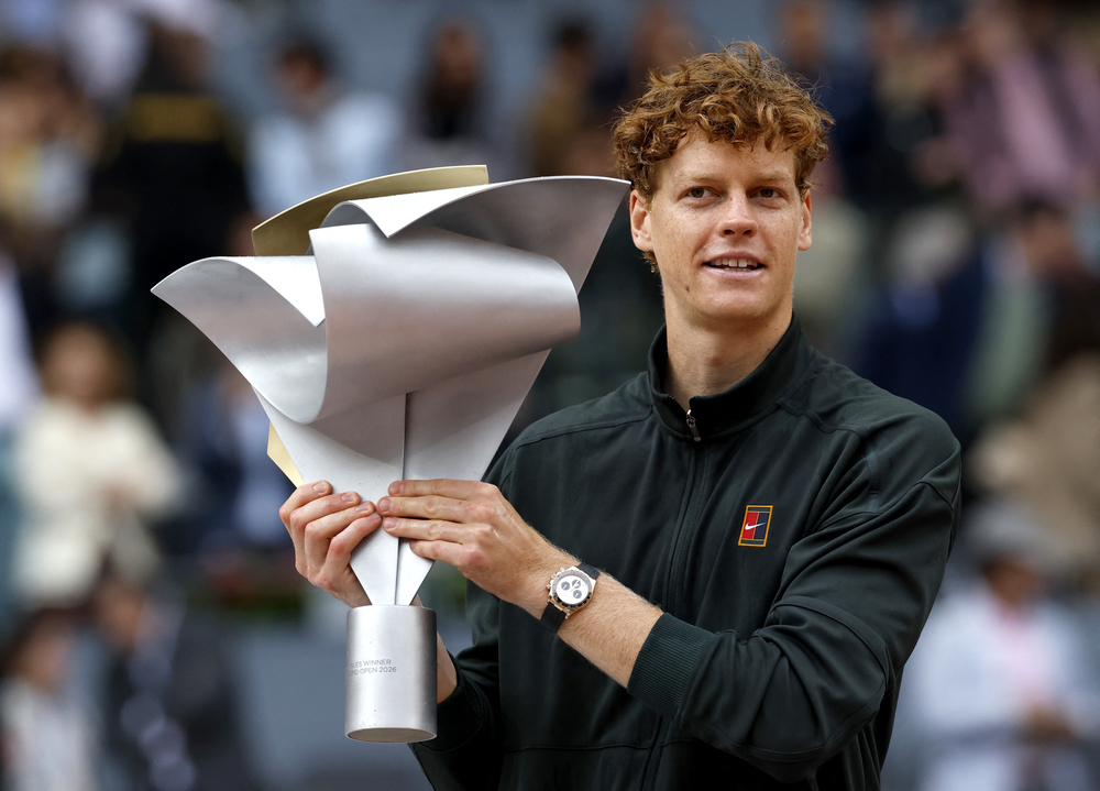 Sinner atropela Zverev e conquista seu primeiro Masters 1000 de Madri 