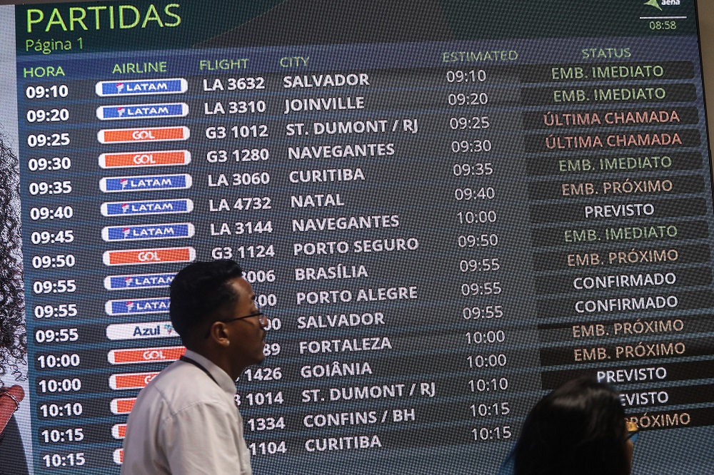 FAB investiga aviões que ficaram próximos durante decolagem em Congonhas 