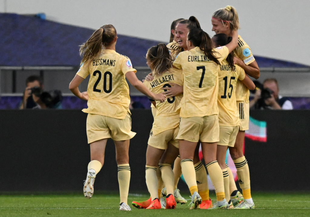 Bélgica vence a Itália por 1 a 0 e fica com a última vaga às quartas da Eurocopa feminina