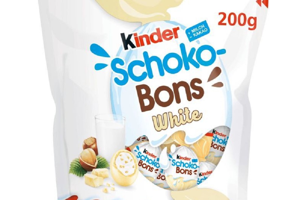 Anvisa determina recolhimento de lote de chocolate Kinder Schoko-Bons Branco por risco de contaminação