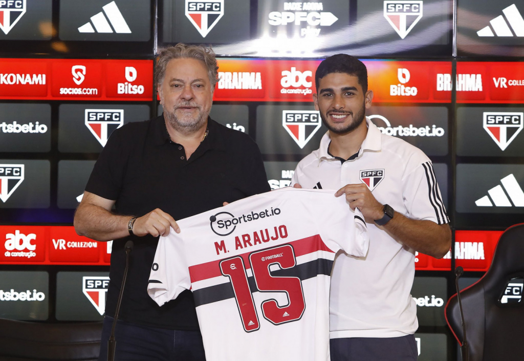 Michel Araújo revela incentivo de Diniz para fechar com o São Paulo: ‘Disse que eu seria feliz’