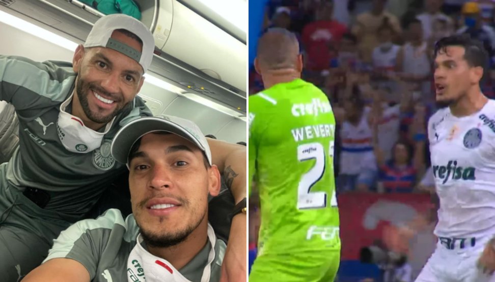 Após discussão, Weverton e Gustavo Gómez ‘fazem as pazes’ e ganham elogio de Neymar 