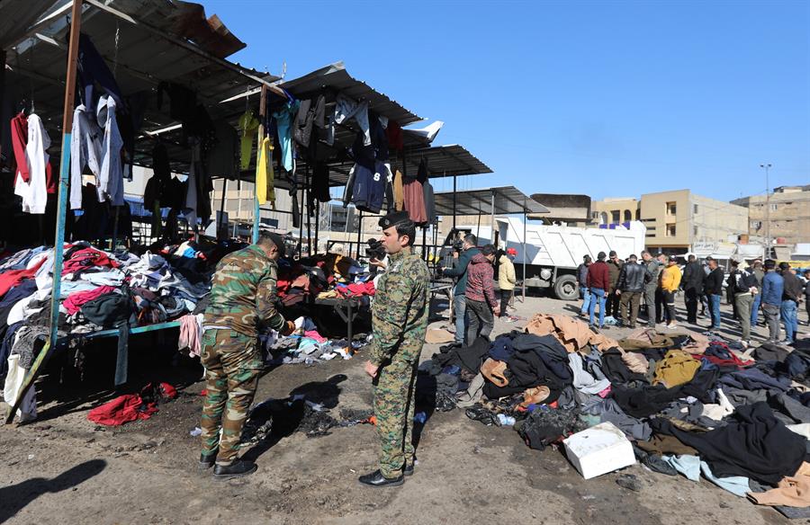Duplo ataque suicida deixa 32 mortos e 110 feridos em Badgá, no Iraque