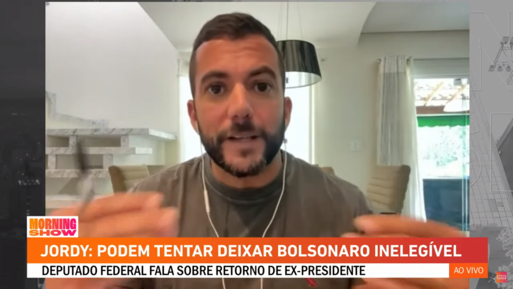 Carlos Jordy diz que Bolsonaro é legítimo líder da oposição: ‘Tem casco e prestígio’