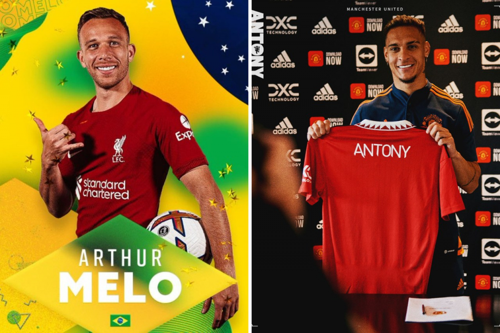 Mercado da Bola: Arthur é anunciado no Liverpool e Antony chega ao Manchester United