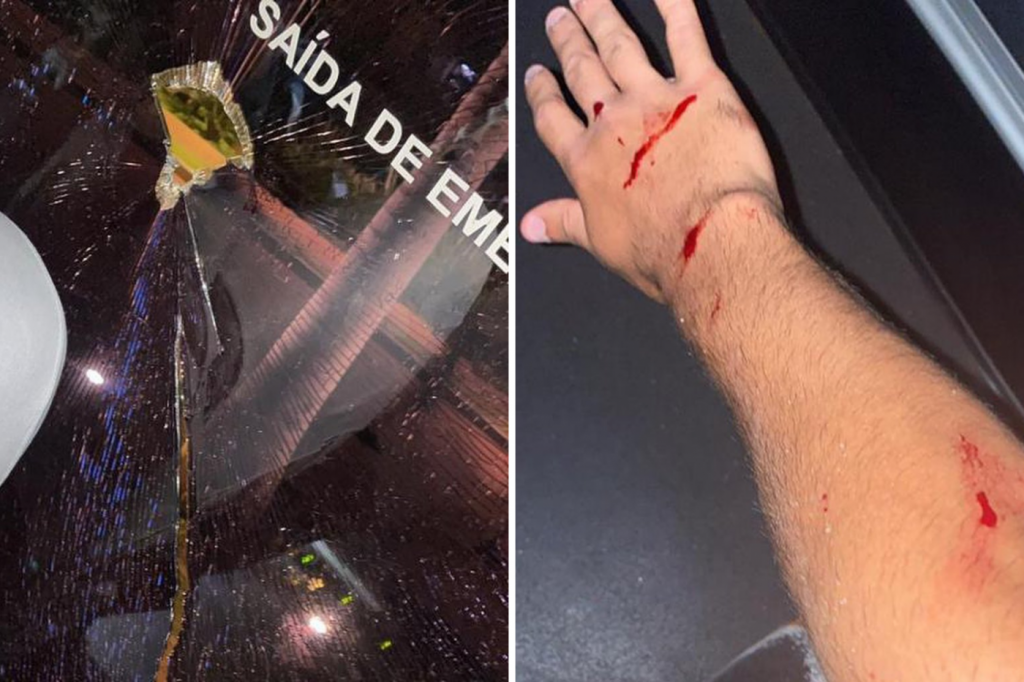 Torcedores atacam ônibus da Ponte Preta após derrota e jogadores ficam feridos