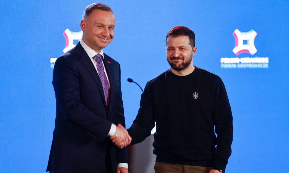 Presidente polonês viaja à Ucrânia às vésperas da cúpula da Otan