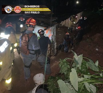 Deslizamento de terra deixa três mortos em Embu das Artes