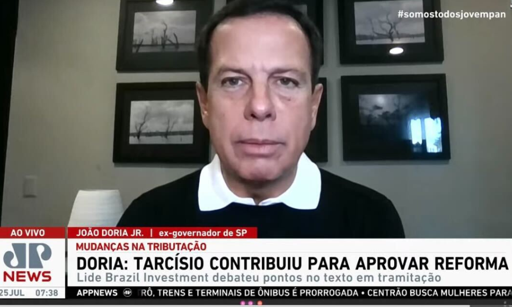 Doria diz que faltam demonstrações mais claras de Lula para pacificar o país