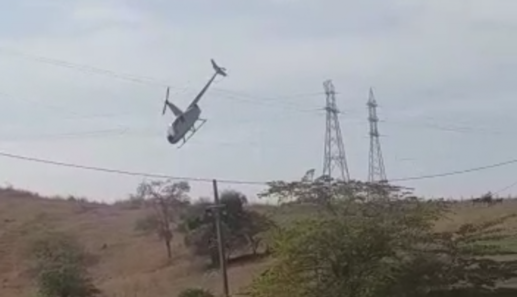 Helicóptero que levava deputado federal cai em Minas Gerais