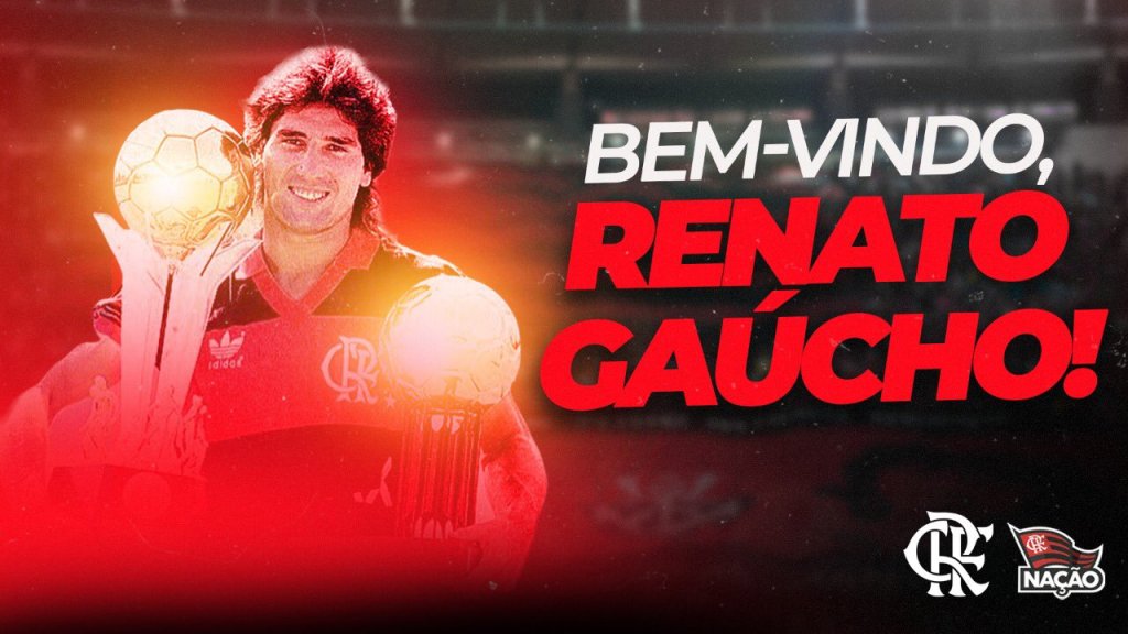 Flamengo anuncia Renato Gaúcho como substituto de Rogério Ceni