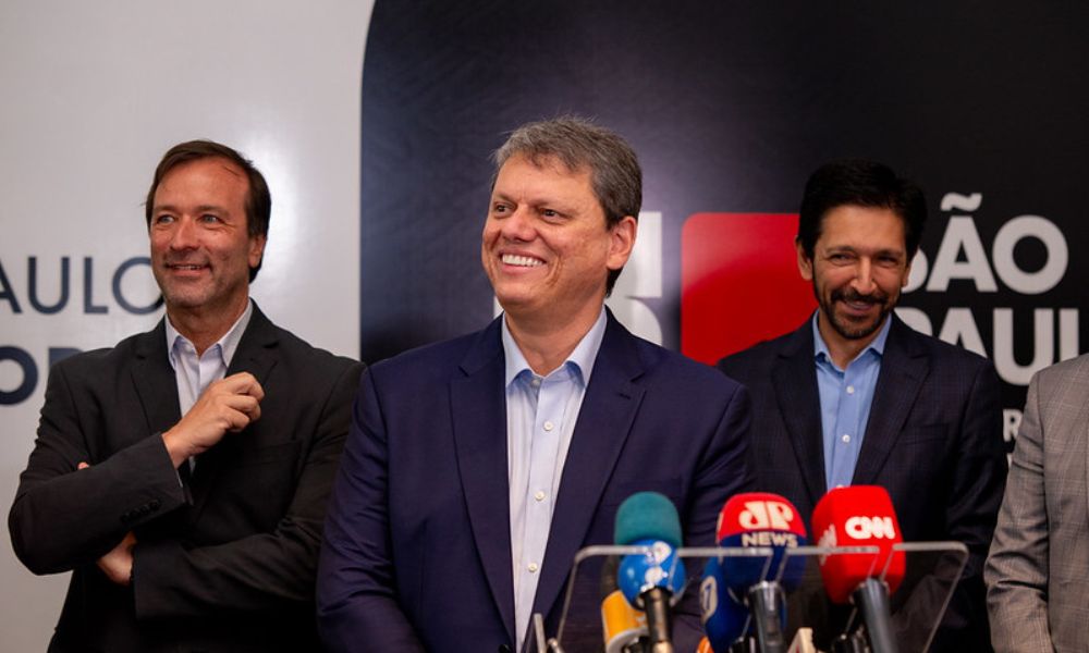 Tarcísio confirma apoio a Ricardo Nunes na eleição municipal de São Paulo