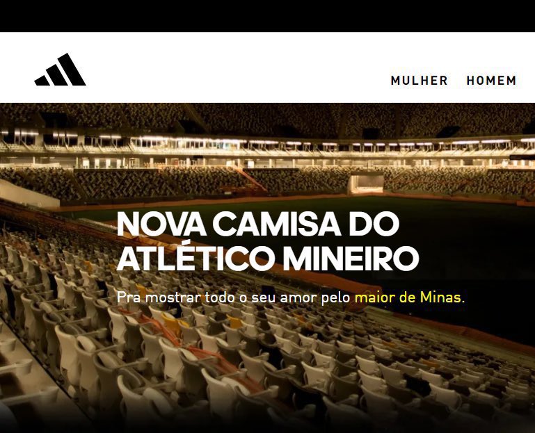 Adidas chama Atlético-MG de ‘maior de Minas’, gera polêmica no Cruzeiro e pede desculpas; entenda