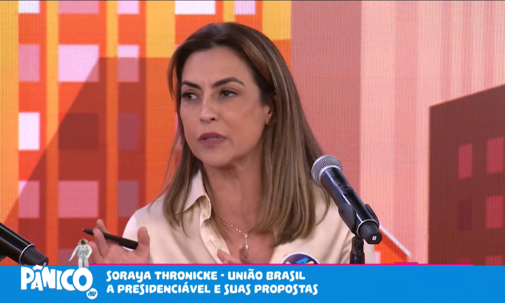 Soraya defende imposto único e descarta apoio a Lula em segundo turno: ‘Não quero conversa com ele’