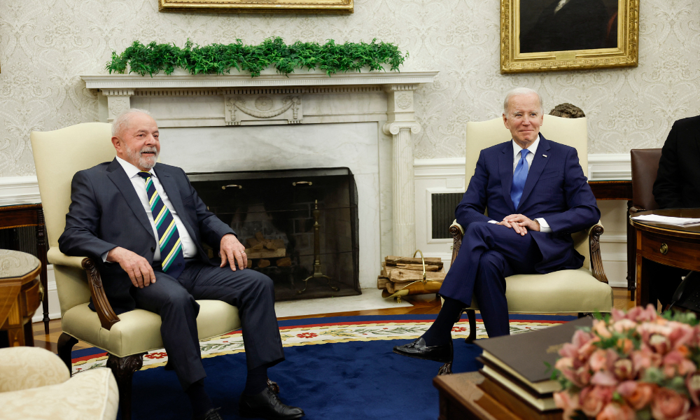 Lula e Joe Biden discutem mudanças climáticas e promoção de trabalho digno no século XXI