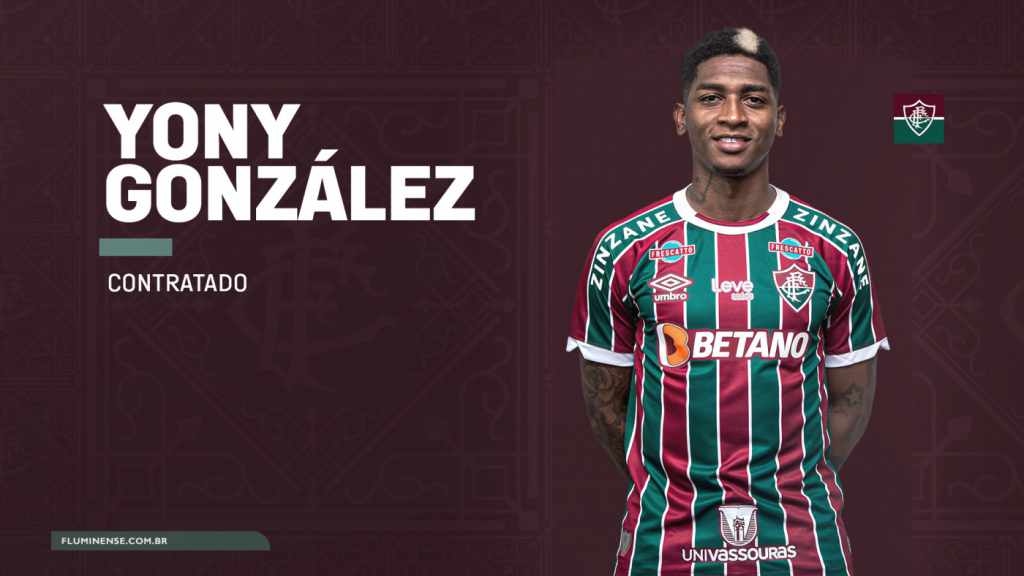 Fluminense anuncia retorno do atacante Yony González