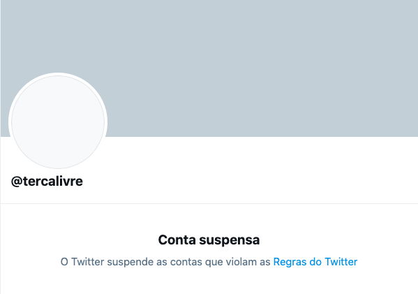 Conta de portal bolsonarista no Twitter é suspensa por ‘violar regras’