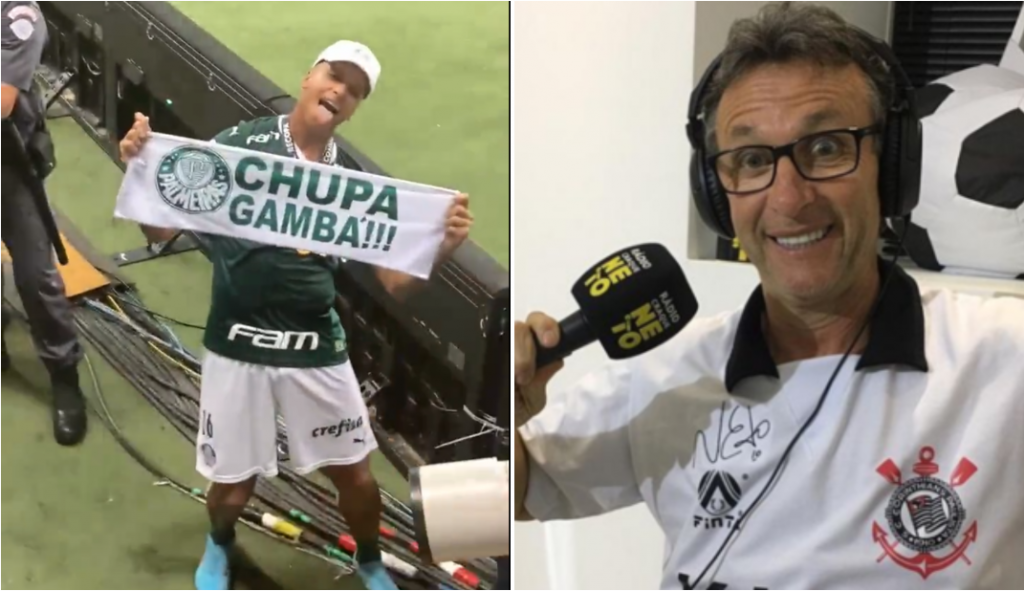 Neto recebe críticas de Deyverson e rebate ex-Palmeiras: ‘Pereba desmiolado’