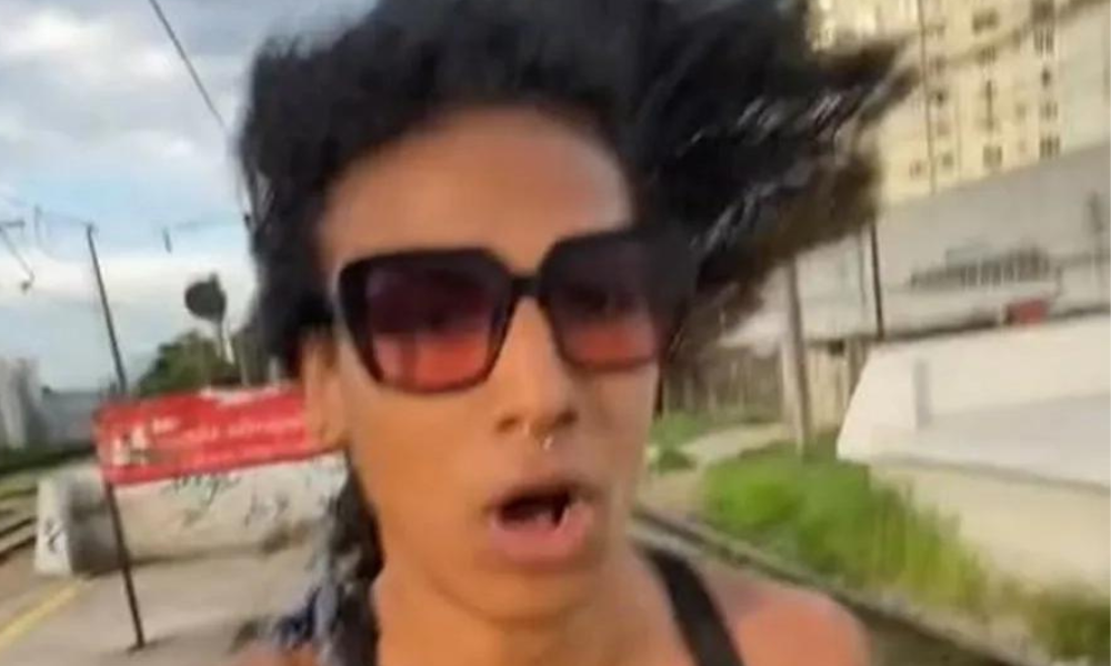 Influenciadora pula muro para não pagar trem no Rio, filma ação e é denunciada pela Supervia