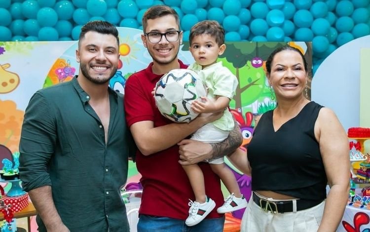 Murilo Huff celebra aniversário de 2 anos do filho com Marília Mendonça