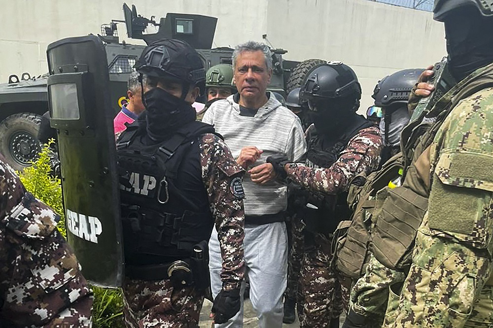 Equador processa México na Corte Internacional de Justiça por conceder asilo a ex-vice-presidente Glas