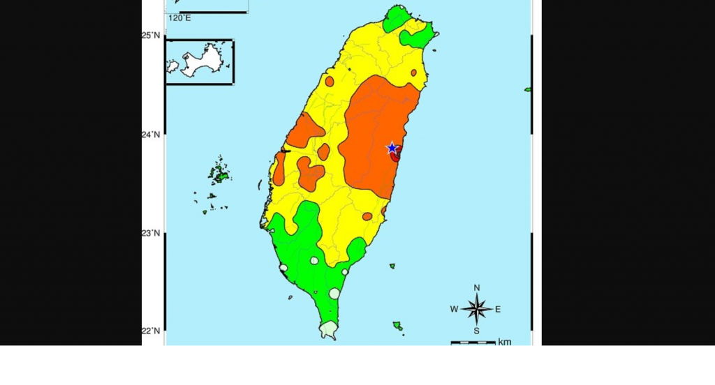Taiwan é atingida por dois terremotos de magnitude 6,2 e 5,8 com 3 minutos de diferença